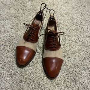 Ralph Lauren Purple Label Vintage ventilated" spectator oxford Shoes Size 11